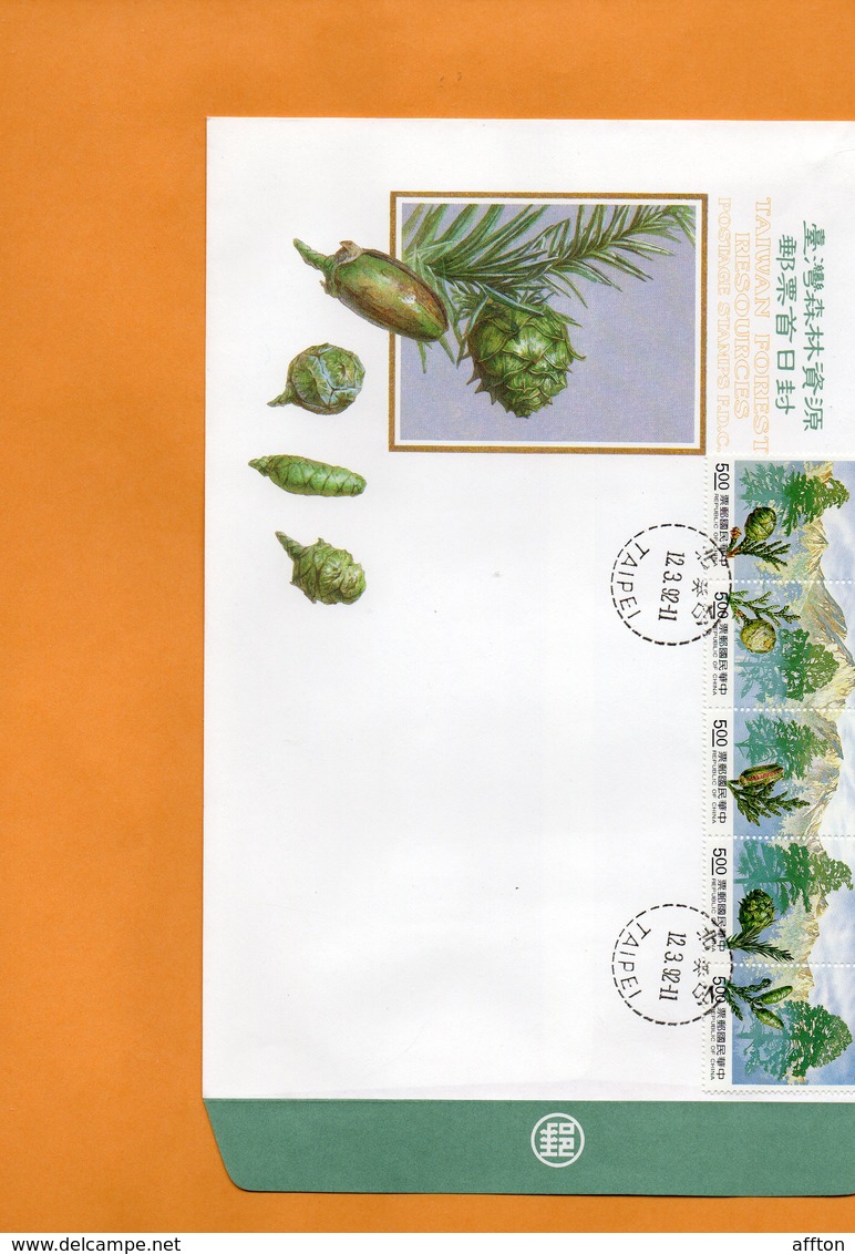 Taiwan 1992 FDC - FDC