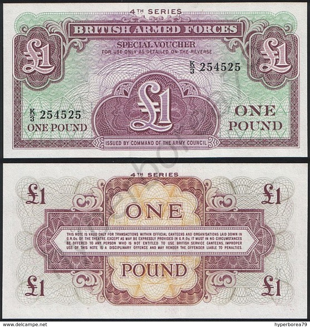 Great Britain P M36 - 1 Pound 1962 4th Series - UNC - British Armed Forces & Special Vouchers