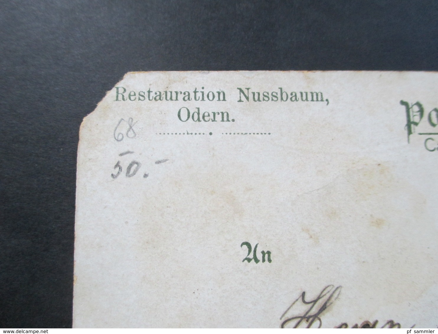 AK 1905 Deutsches Reich / Elsass Mehrbildkarte Restauration Nussbaum. Gruss Aus Odern. Souvenir D'Odern - Elsass