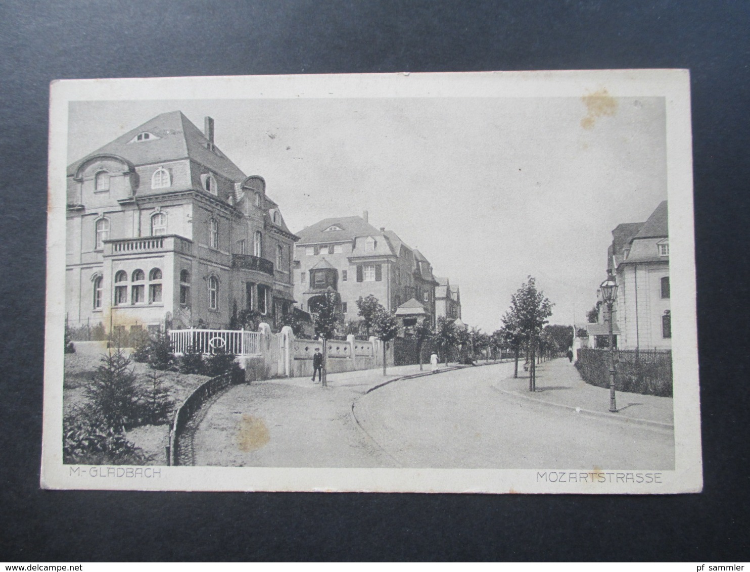 AK 1917 DR In Den Elsass Gesendet Mit Zensurstempel Mönchengladbach Mozartstrasse. Gebr. Abraham - Moenchengladbach