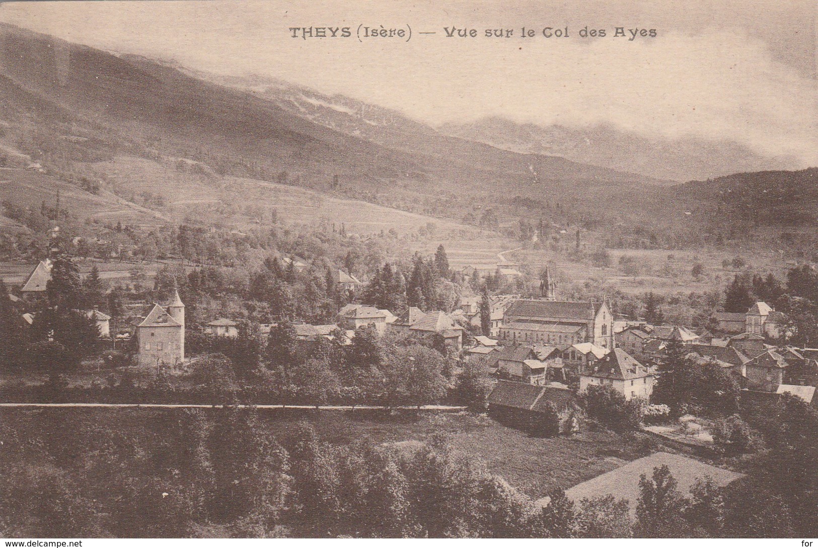 Isére : THEYS : Vue Sur Le Col Des Ayes - Theys