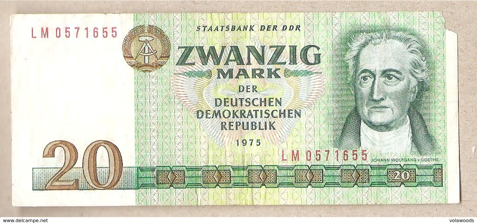 DDR - Banconota Circolata Da 20 Marchi P-29b - 1986 - 20 Deutsche Mark