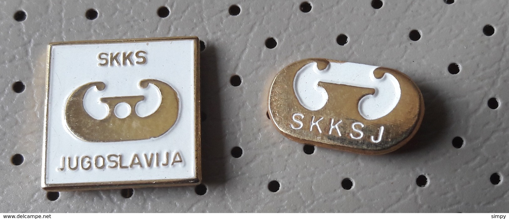 Ice Figure Skating World Championship Ljubljana 1970 Slovenia Ex Yugoslavia Pins - Patinage Artistique