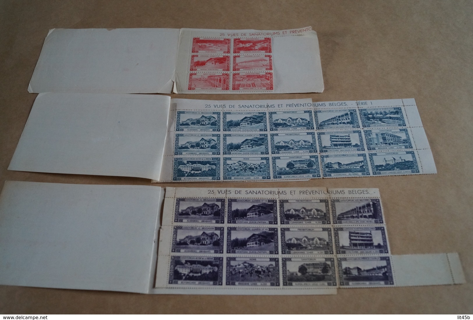 RARE,superbe Lot De Timbres Publicitaire,Sanatorium,33 Timbres,Belgique - Other & Unclassified