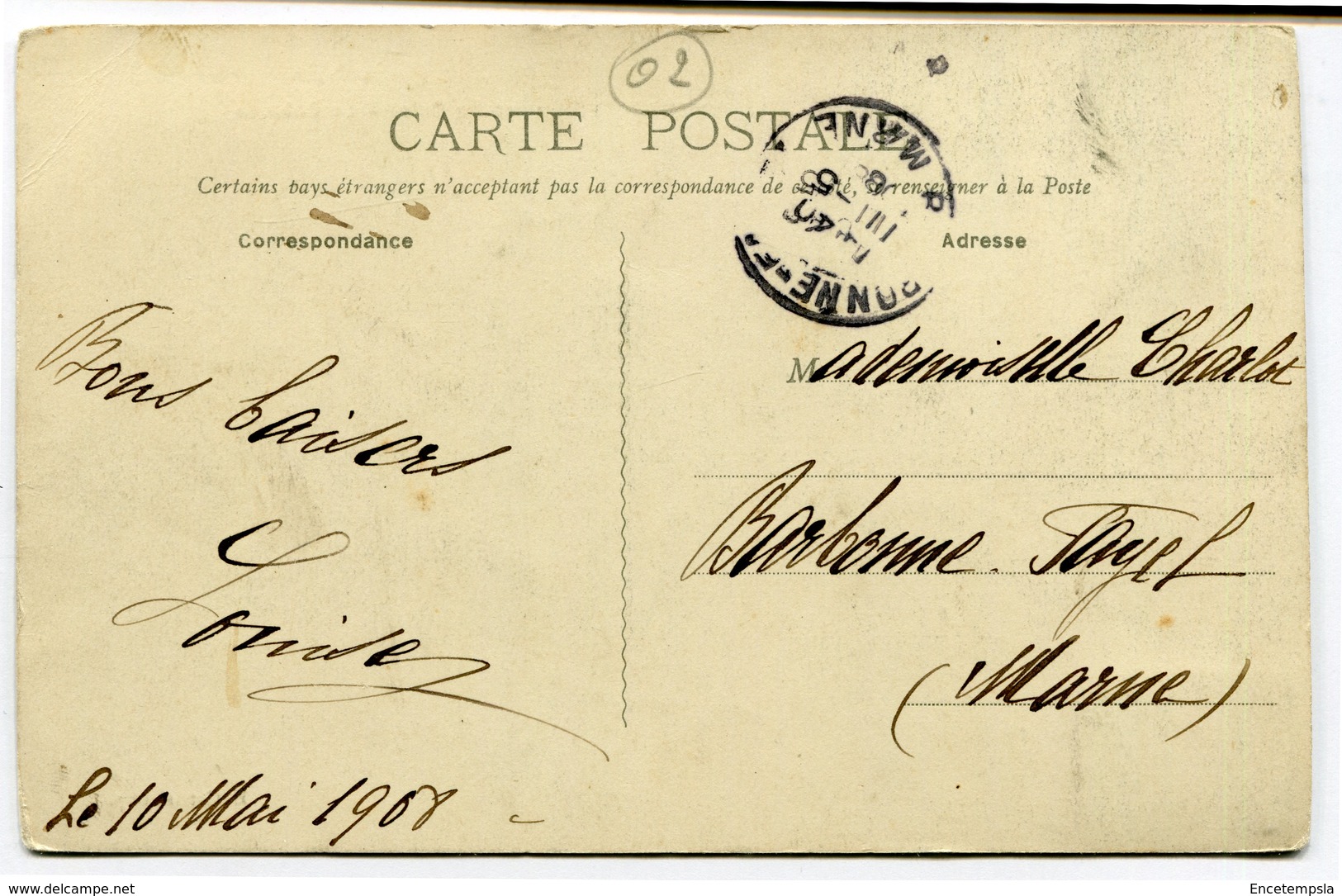 CPA - Carte Postale - France - Nouvion - Domaine De Guise - Le Château - 1908 ( CP3849 ) - Nouvion