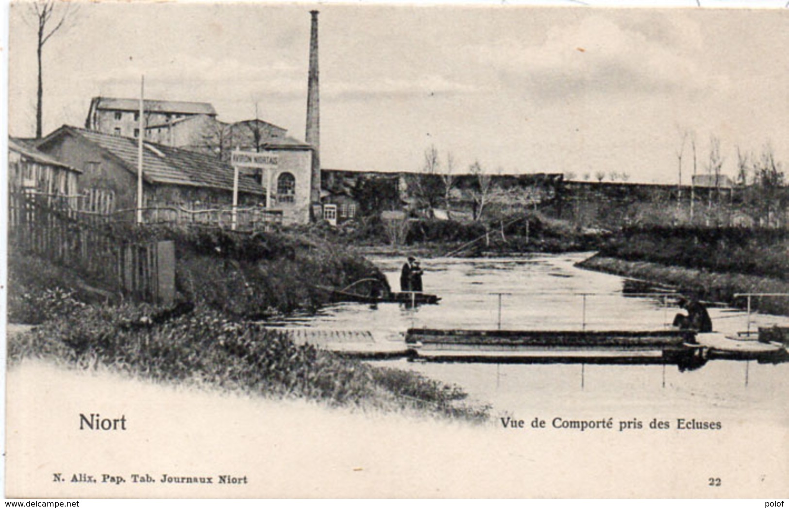 NIORT - Vue De COMPORTE Pris Des Ecluses  (107575) - Niort