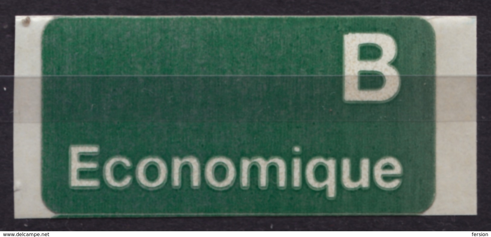 B Economique Vignette Label SEWDEN SVERIGE Self Adhesive Not Used - Machine Labels [ATM]