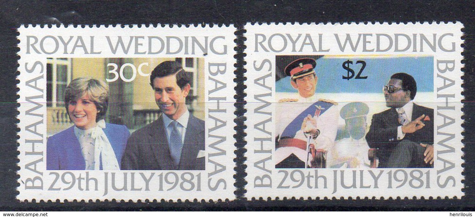 BAHAMAS  Timbres Neufs ** De 1981   ( Ref 5414 ) Famille Royale - Bahamas (1973-...)