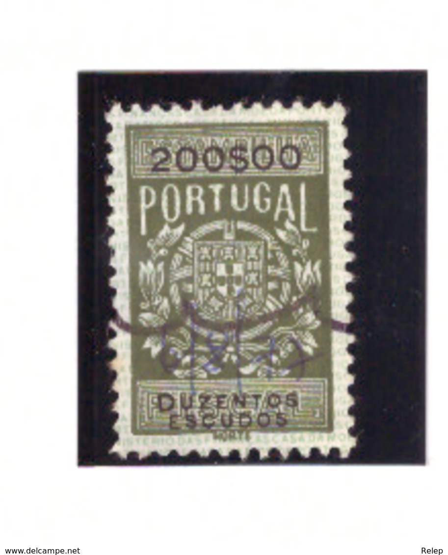 Portugal - Selo Fiscal # Valor 200$00 - Gebraucht