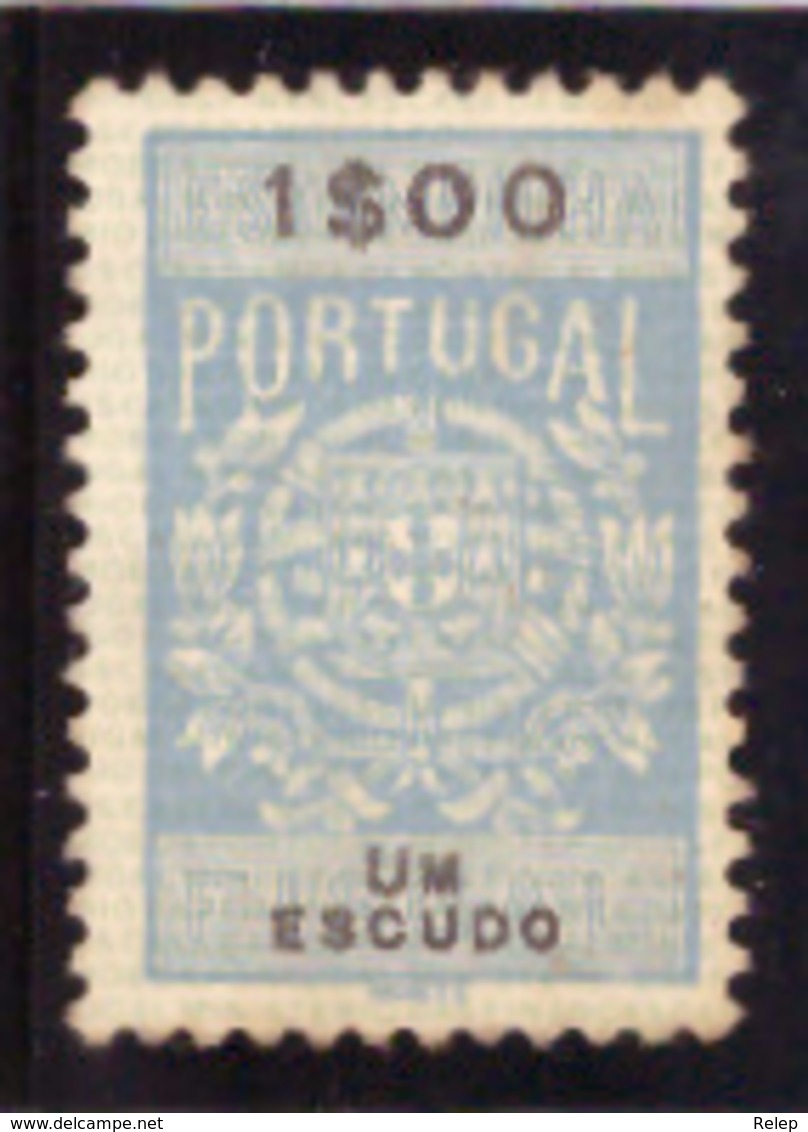 Portugal - Selo Fiscal  Valor 1$00 - Unused Stamps