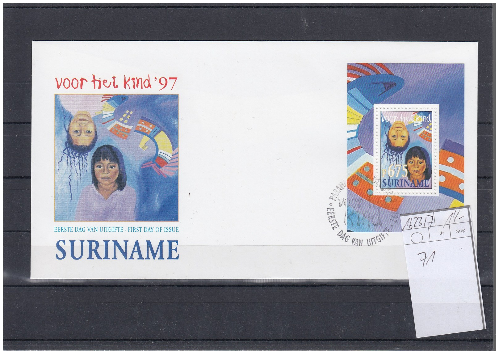 Surinam Michel Cat.No. FDC 1623/1627 + Sheet 71 - Surinam