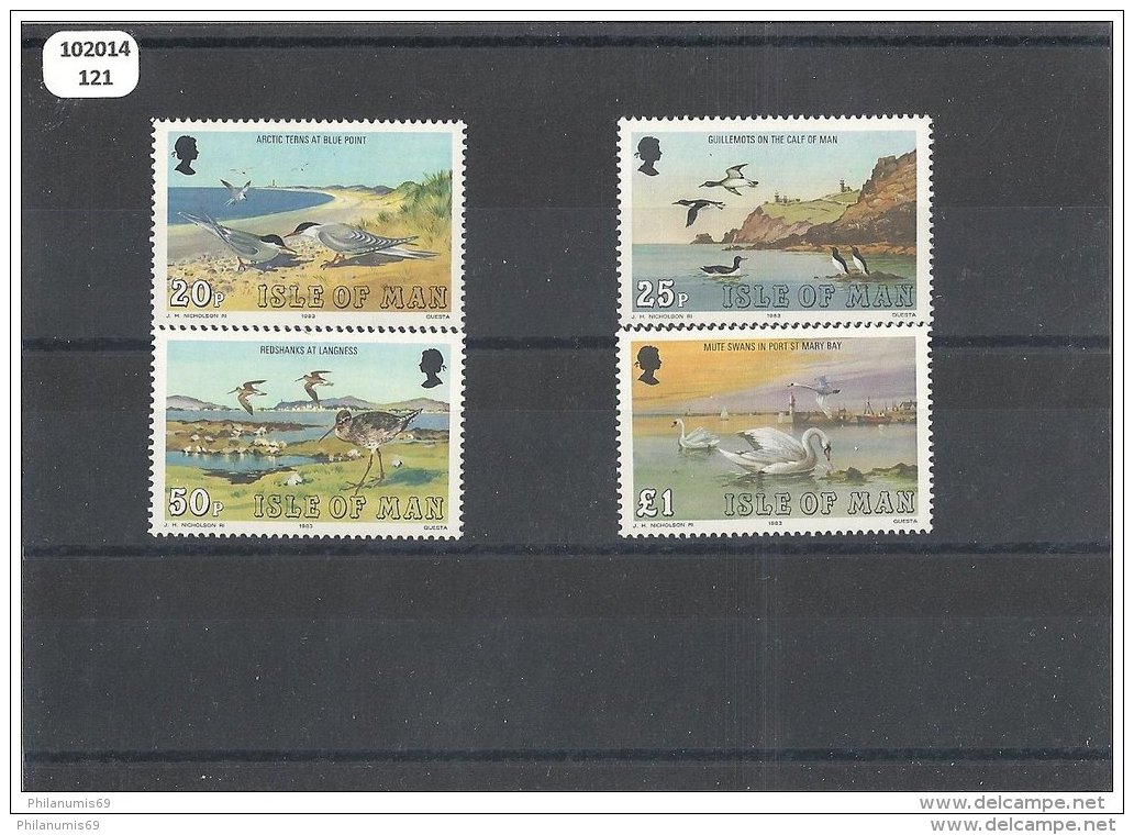 ILE DE MAN 1983 - YT N° 241/244 NEUF SANS CHARNIERE ** (MNH) GOMME D'ORIGINE LUXE - Isla De Man