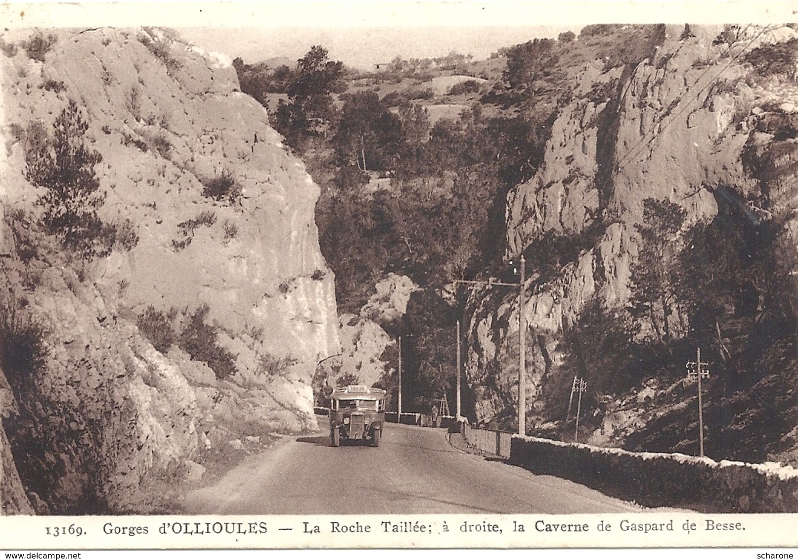 C P A  -OLLIOULES Les Gorges - Ollioules