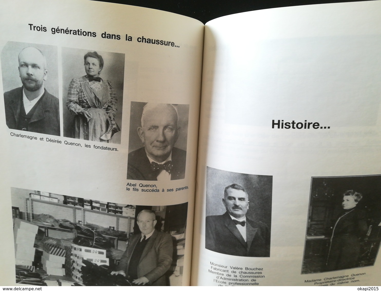 LE BORINAGE ET LA CHAUSSURE UNE HISTOIRE D AMOUR DRAMATIQUE ... PAR VOLAND AN 1986 LIVRE RÉGIONALISME WALLONIE HAINAUT