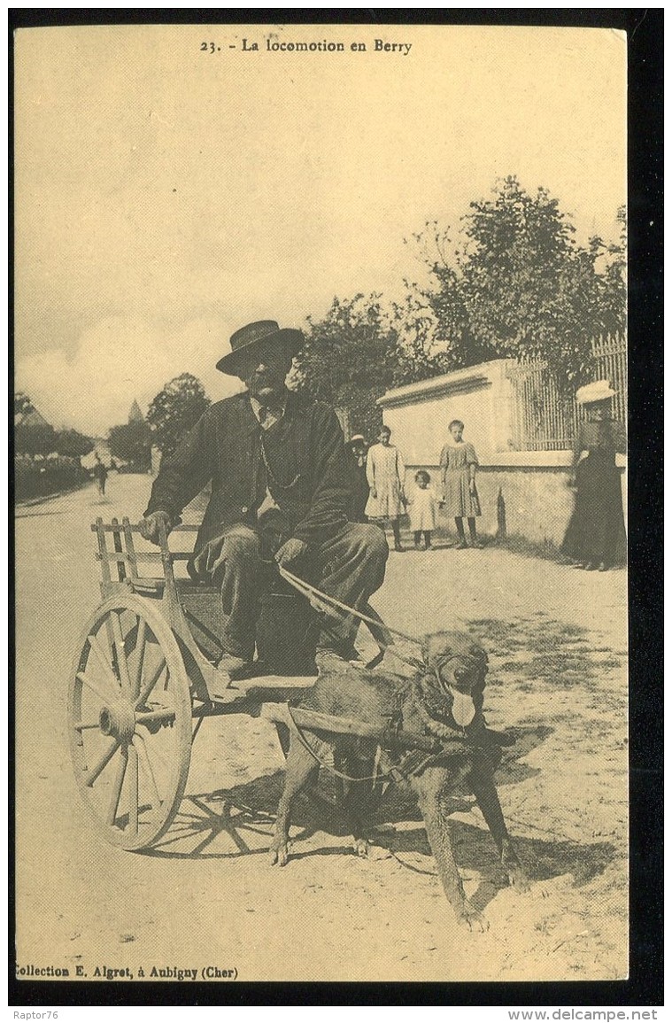 CPSM Reproduction Neuve 18 En Berry La Locomotion Attelage De Chien - Bourges