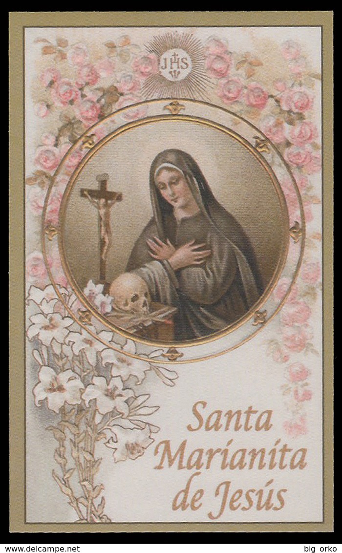 Santa Maria Anna Di Gesù De Paredes / Figurina PANINI Brasile 2013 - Images Religieuses