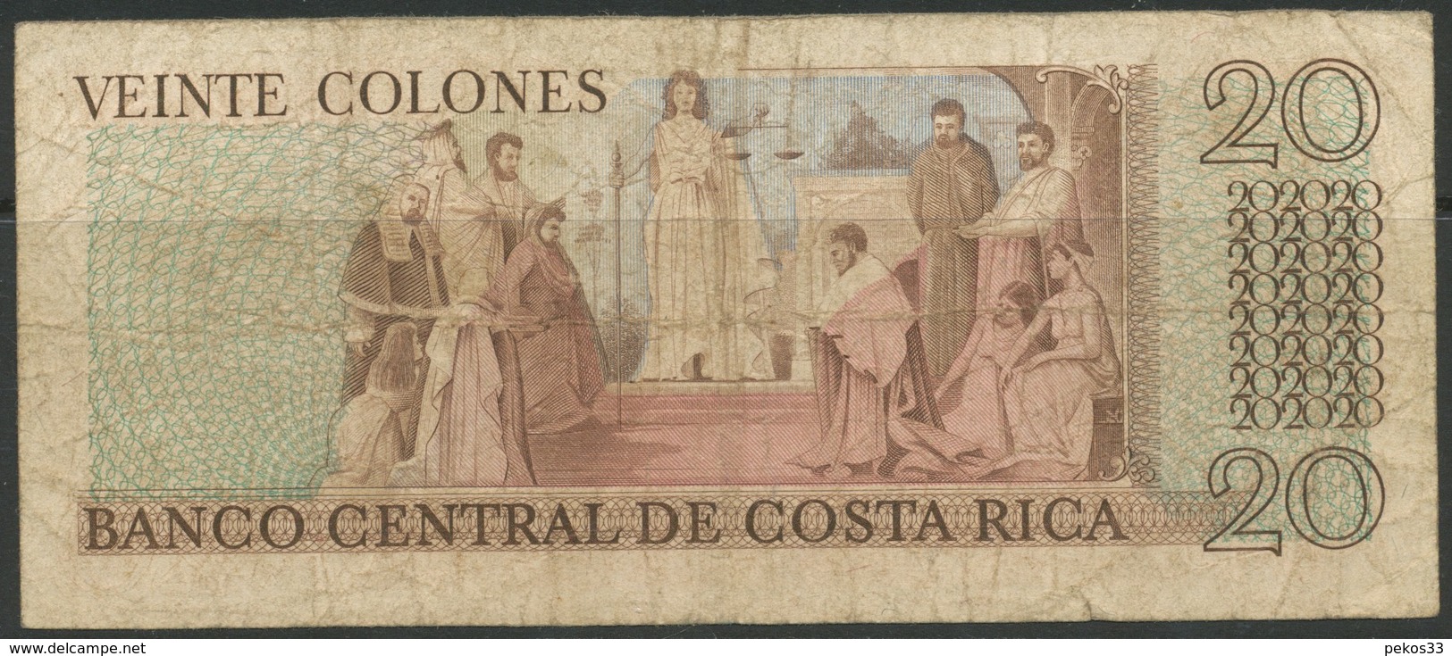 Costa Rica  Categories   Banknoten   Südamerika    Costa Rica 20 Colones - Other - America