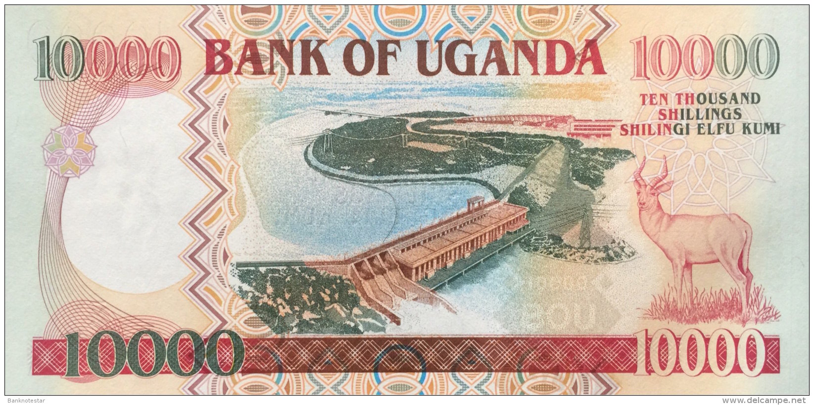 Uganda 10.000 Shilingi P-41a (2001) UNC - Uganda