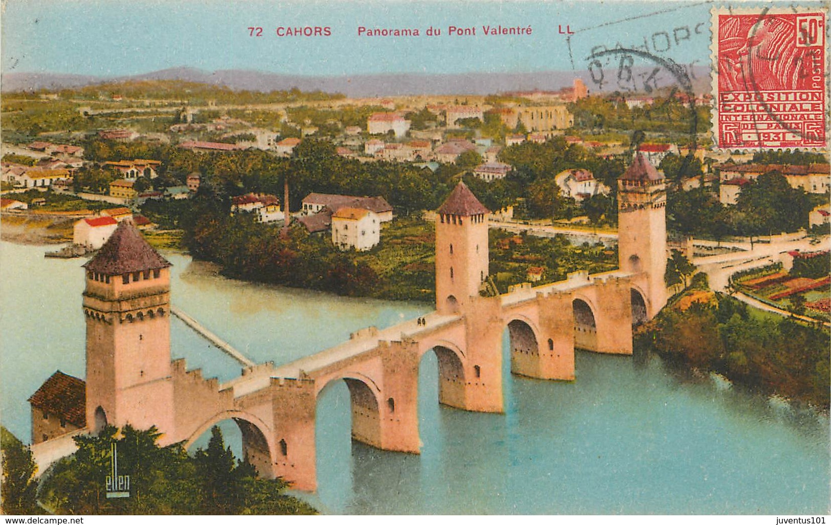 CPA Cahors-Panorama Du Pont Valentré     L2608 - Cahors