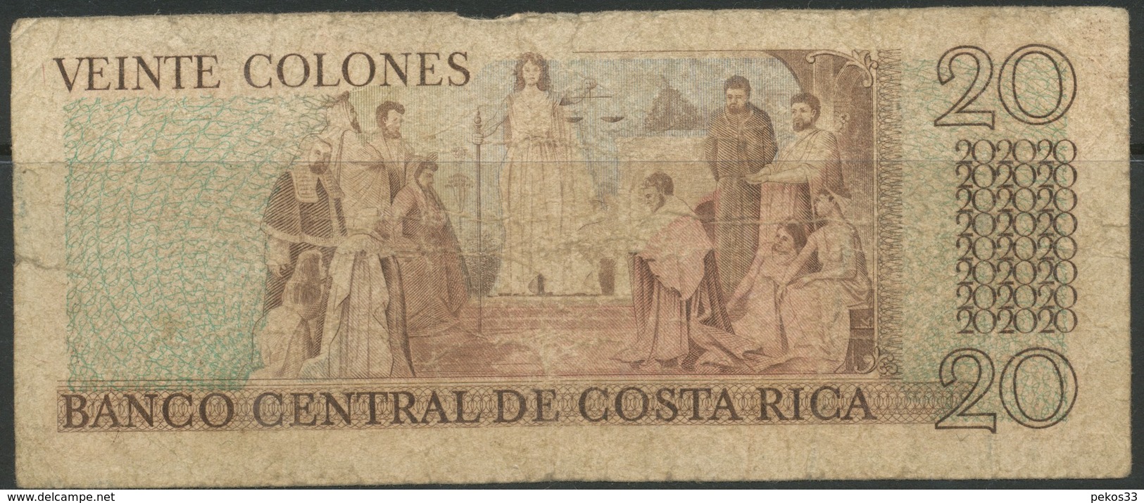 Costa Rica  Categories   Banknoten   Südamerika    Costa Rica 20 Colones - Other - America
