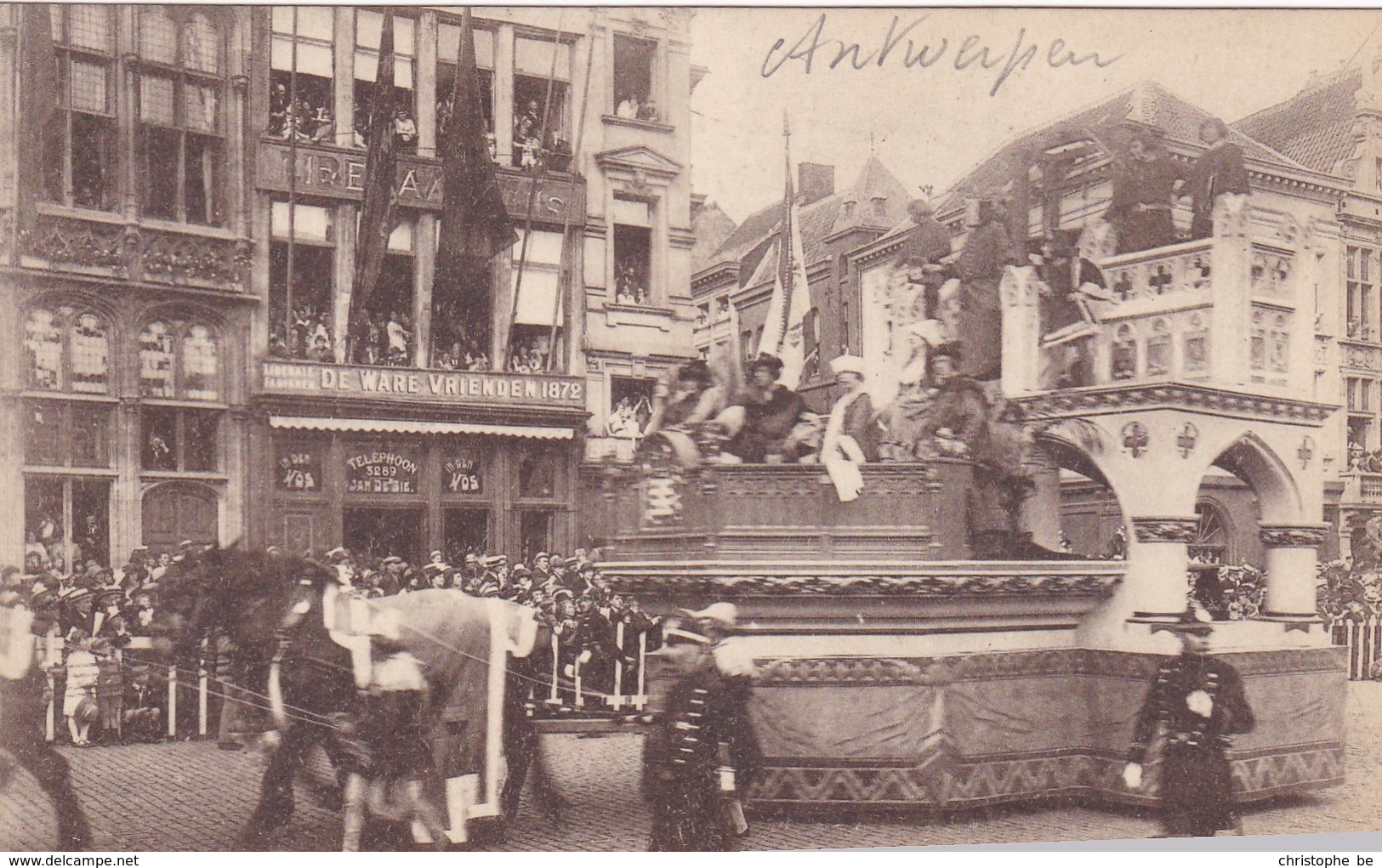 Antwerpen,  Anvers, 1923, Juwelenstoet, België (pk49326) - Antwerpen
