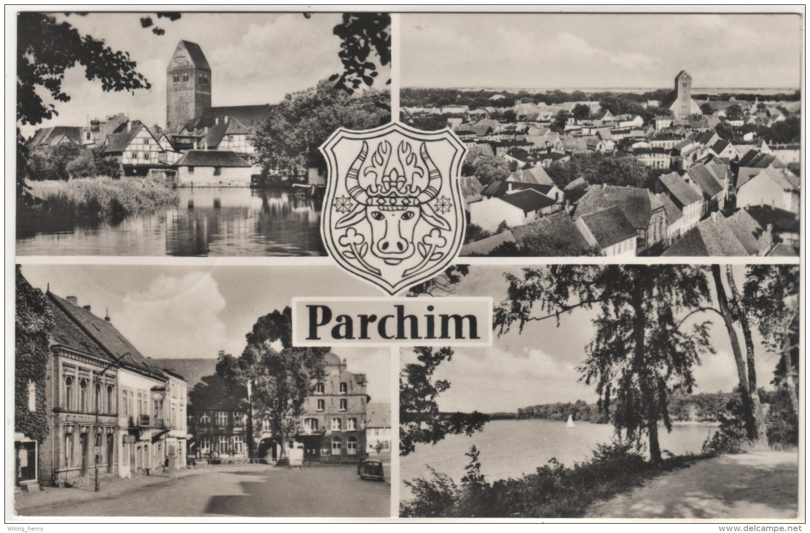 Parchim - S/w Mehrbildkarte 1 - Parchim