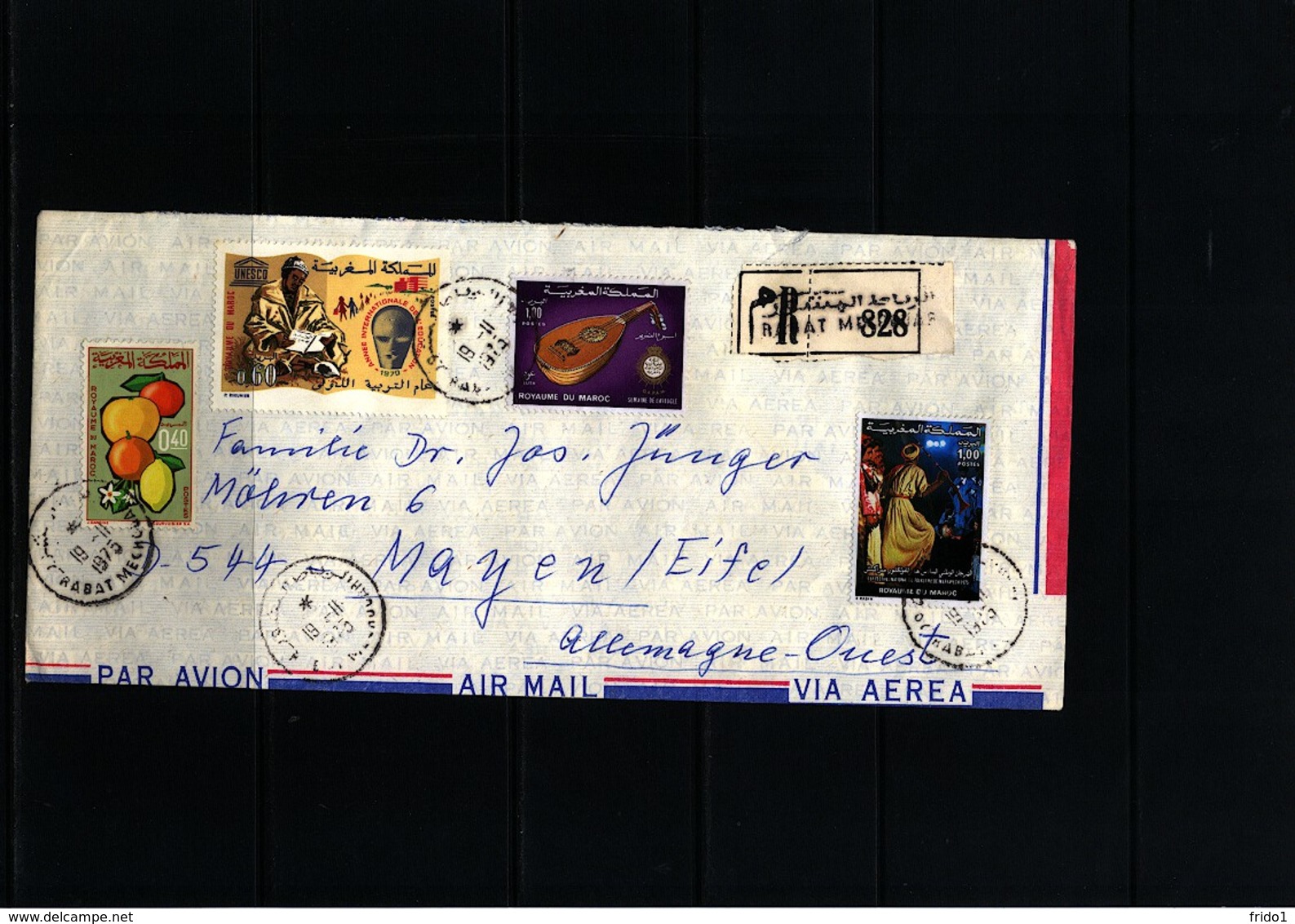 Morocco / Maroc Interesting Airmail Letter - Morocco (1956-...)