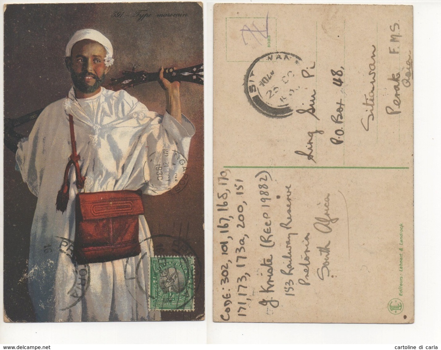 TYPE MAROCAIN #58 - Zuid-Afrika