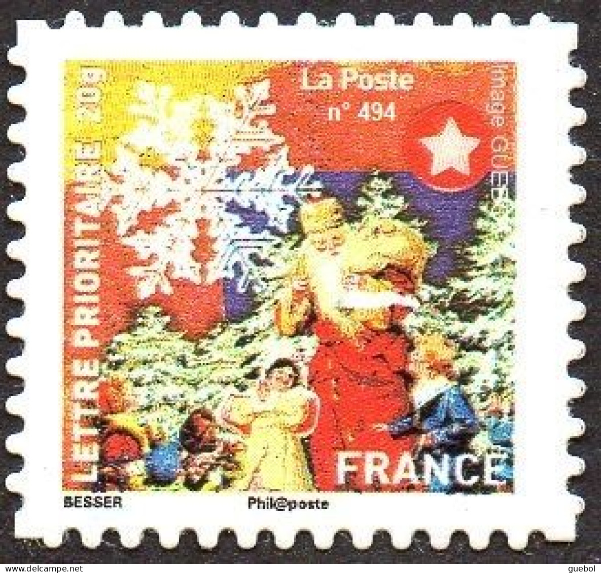 France Autoadhésif ** N°  493 à 506 - Voeux Pour 2011 - Unused Stamps