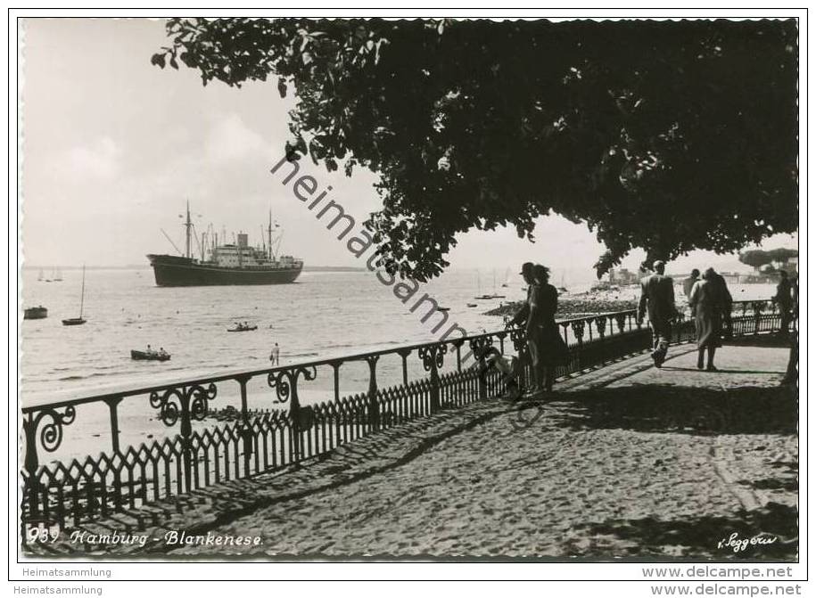 Hamburg-Blankenese - Foto-AK Grossformat 50er Jahre - Blankenese