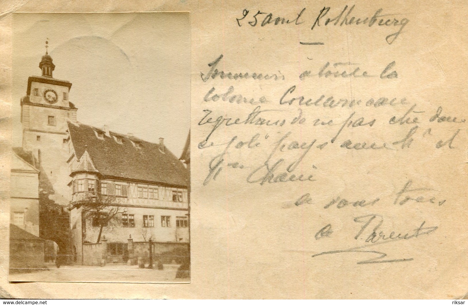 ALLEMAGNE(ROTTENBURG) CARTE PHOTO - Rottenburg