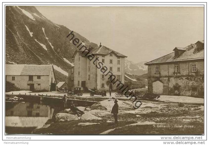 S. Gottardo - Hotel Prosa - Foto-AK 20er Jahre - Other & Unclassified