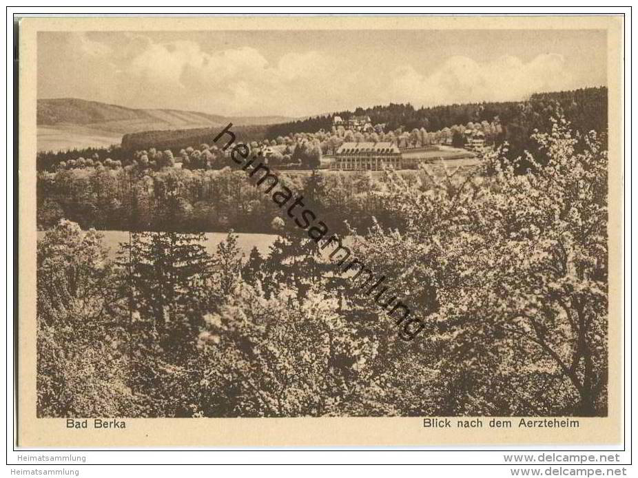 Bad Berka - Blick Nach Dem Aerzteheim 30er Jahre - Bad Berka