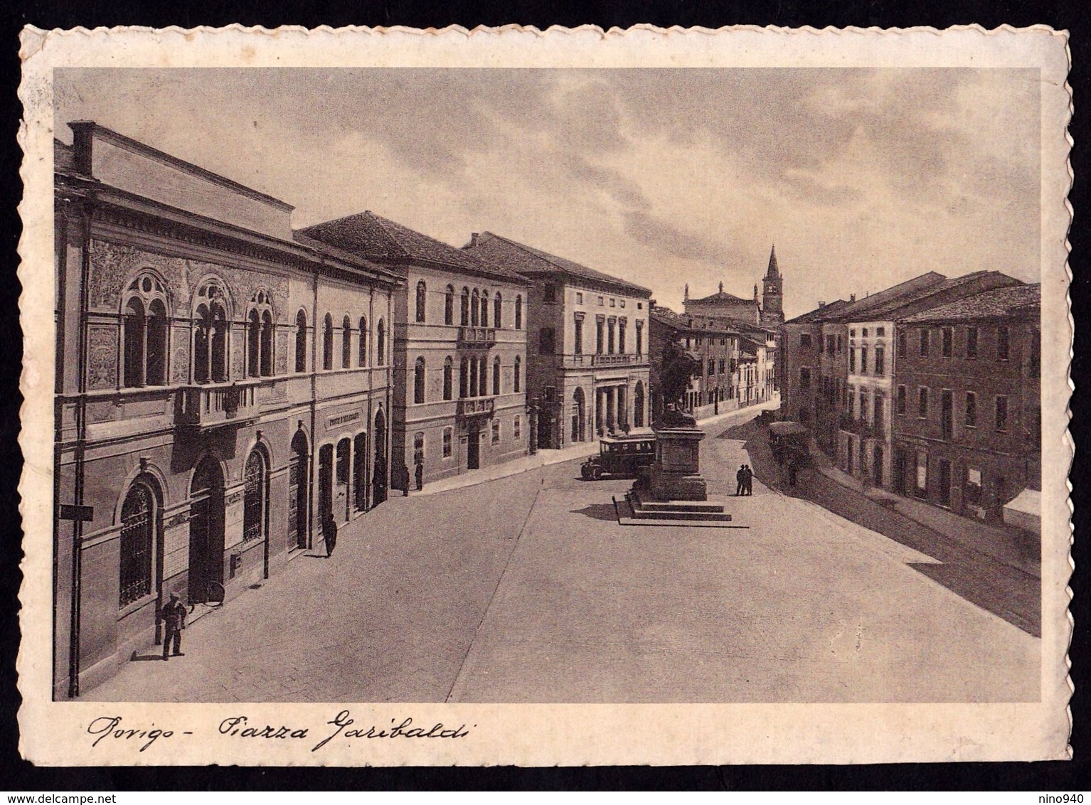 ROVIGO - PIAZZA GARIBALDI - F/G - V: 1939 - Rovigo