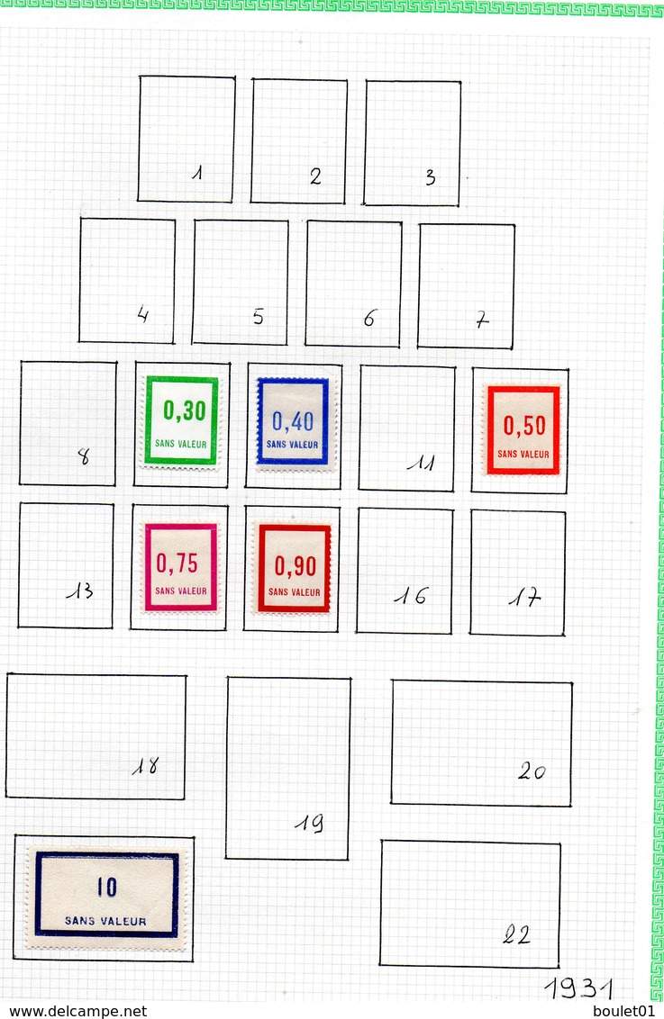 Collection De Timbres Fictifs Neufs Sur Charnières (attention Adhérence Sur Quelques Timbres 20 Scans) - Fictifs