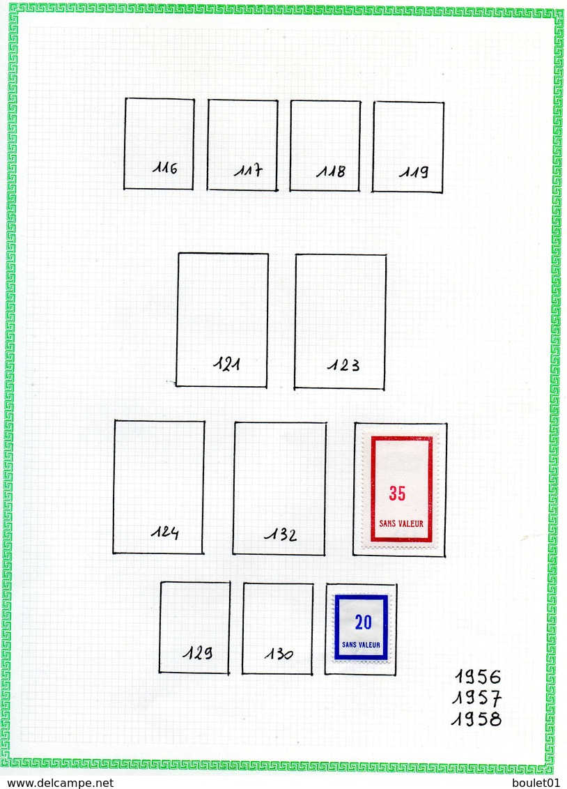 collection de timbres fictifs neufs sur charnières (attention adhérence sur quelques timbres 20 scans)