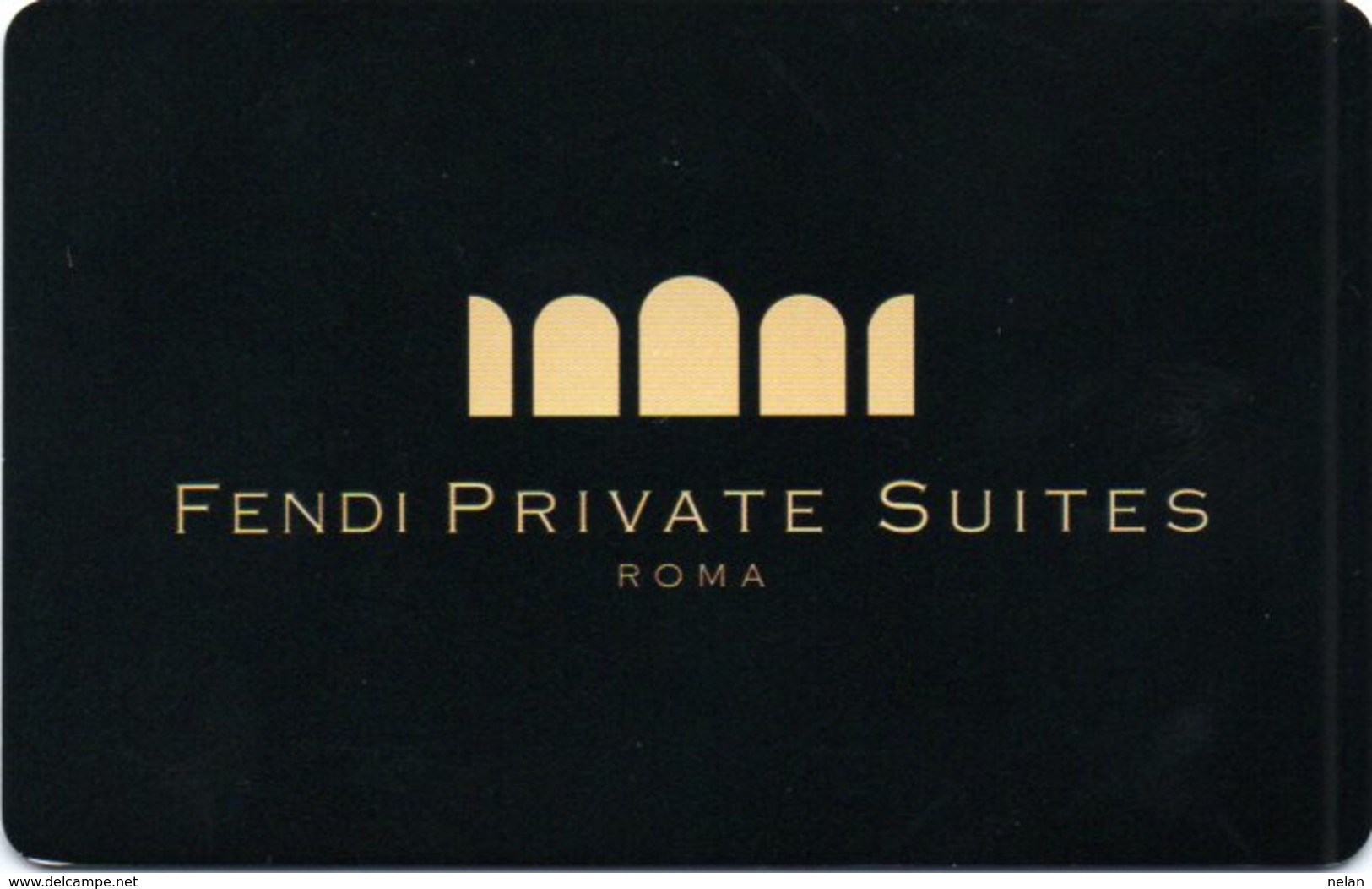 Chiave Magnetica- Hotel Key- Card Magnetic-ITALIA -ROMA-FENDI PRIVATE SUITES - Chiavi Elettroniche Di Alberghi