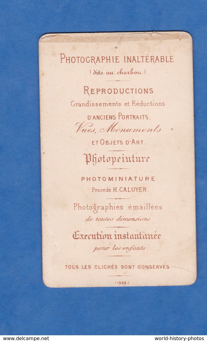 Photo Ancienne CDV - CAMBRAI - Portrait Caricature De VALLADON - 1882 - Personnalité Notable - Photographe H. Caze - Anciennes (Av. 1900)