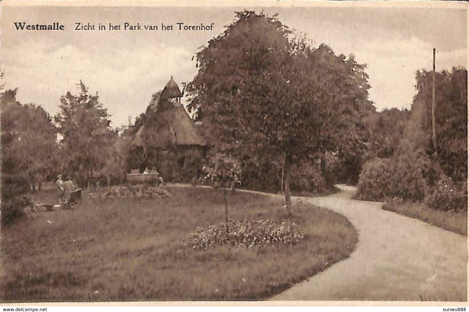 Westmalle - Zicht In Het Park Van Het Torenhof (1942) - Malle