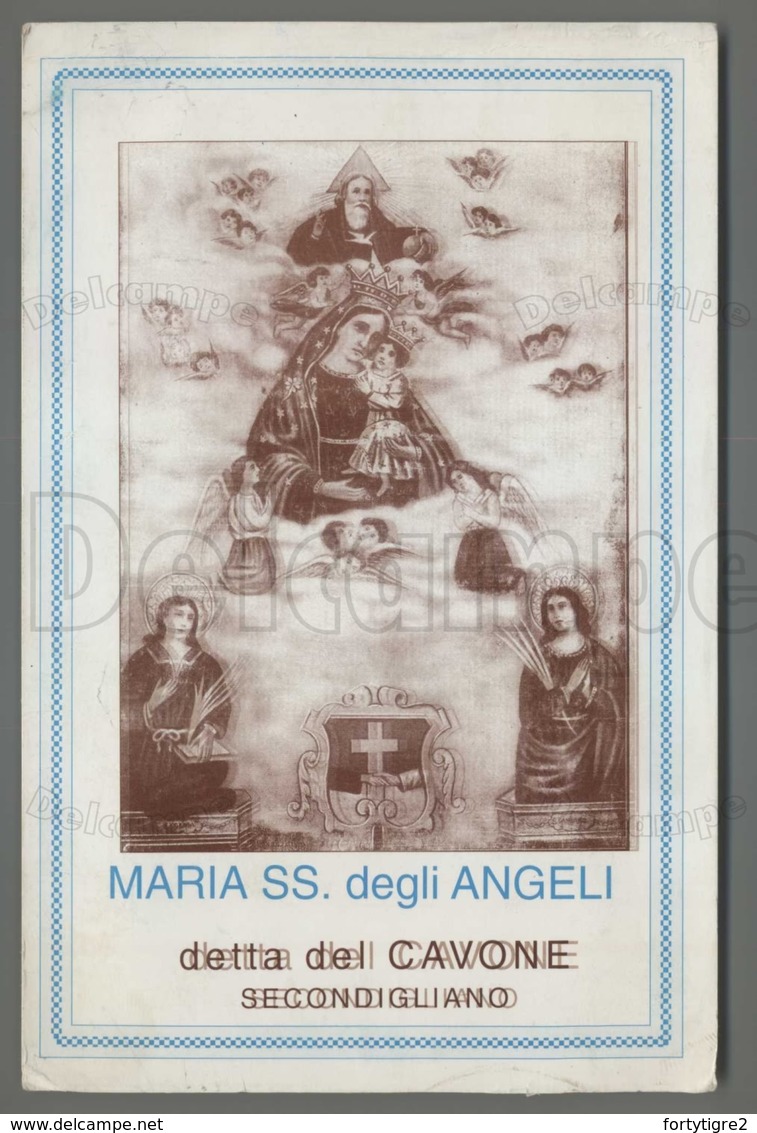 EM1763b MARIA SS. DEGLI ANGELI DETTA DEL CAVONE SECONDIGLIANO NAPOLI Formato Cartolina - Religion & Esotericism