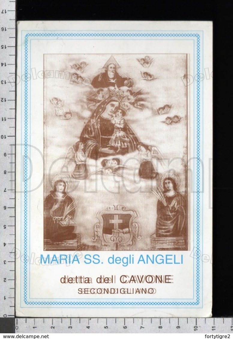 EM1763b MARIA SS. DEGLI ANGELI DETTA DEL CAVONE SECONDIGLIANO NAPOLI Formato Cartolina - Religion & Esotericism