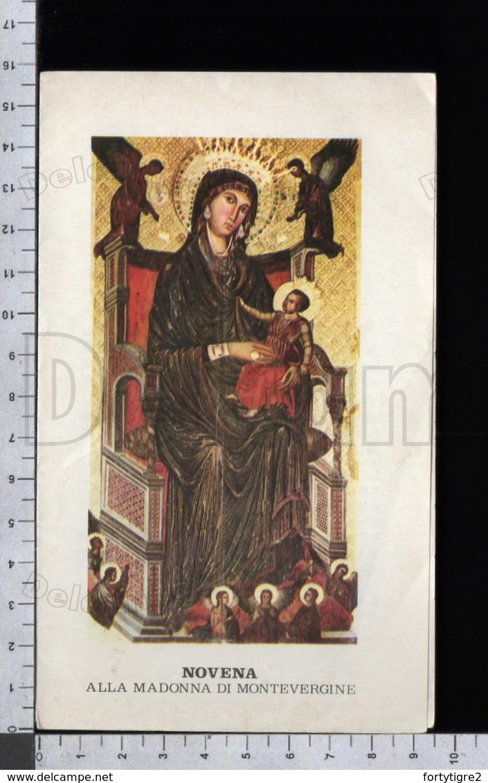 EM2232b NOVENA ALLA MADONNA DI MONTEVERGINE APRIBILE Formato Cartolina - Religion & Esotericism