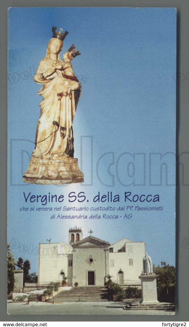 EM2437b VERGINE SS. DELLA ROCCA SANTUARIO DEI PP. PASSIONISTI DI ALESSANDRIA DELLA ROCCA AGRIGENTO - Religion & Esotericism