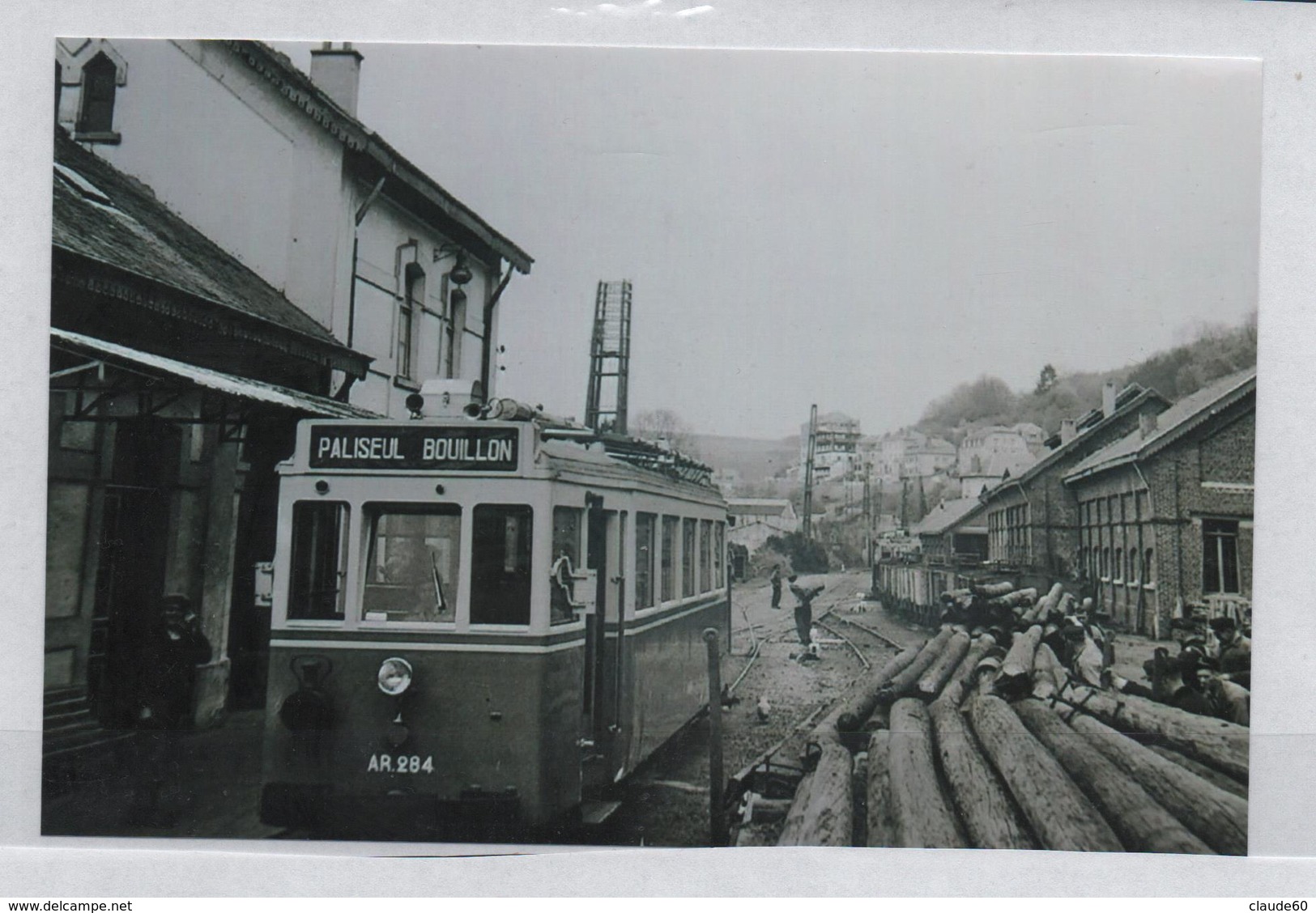 REPRODUCTION PALISEUL BOUILLON  TRAMWAY TRAM - Paliseul