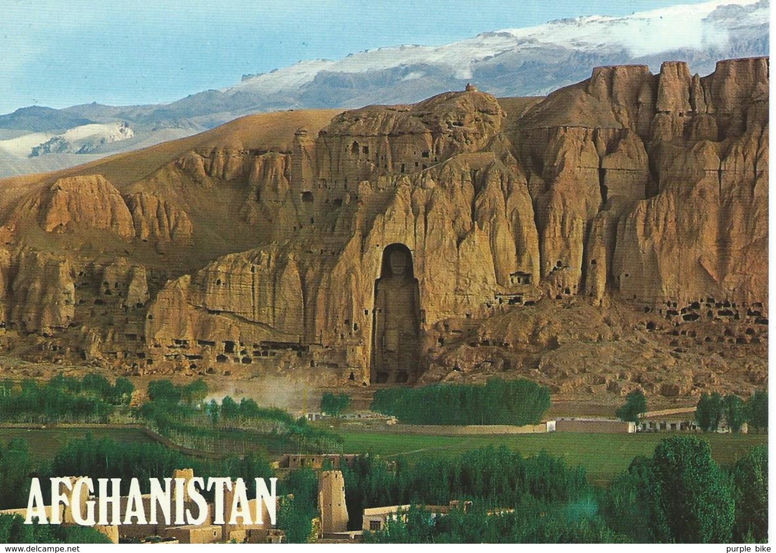 Afghanistan Bamiyan Statue Of 35 High Buddha Bouddha Cpsm TBE - Afghanistan