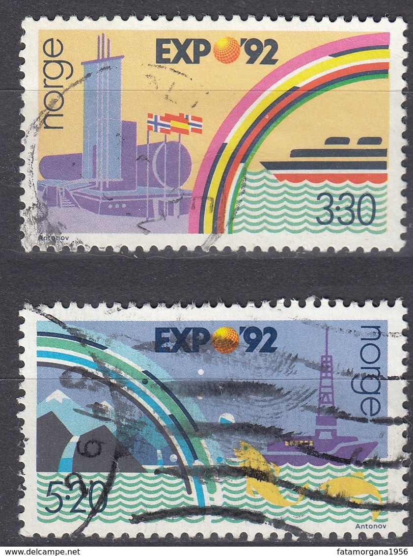 NORGE - 1992 - Serie Completa Di 2 Valori Usati: Yvert 1051/1052, Come Da Immagine. - Used Stamps