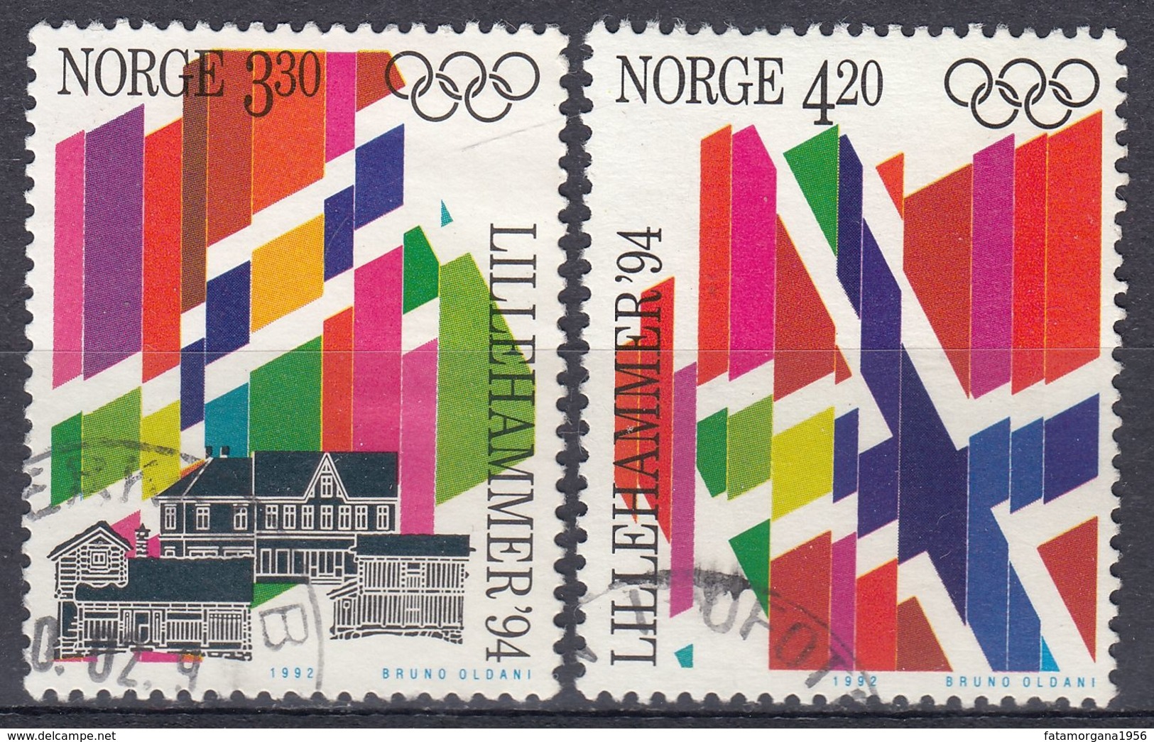 NORGE - 1992 - Serie Completa Di 2 Valori Usati: Yvert 1062/1063, Come Da Immagine. - Gebraucht