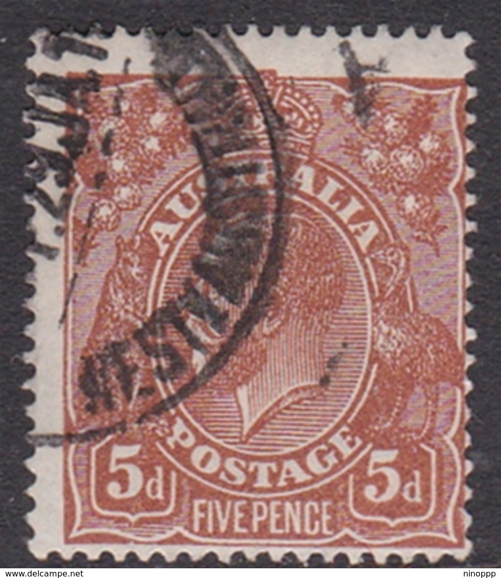 Australia SG 23 1915 King George V,5d Brown, Used - Oblitérés