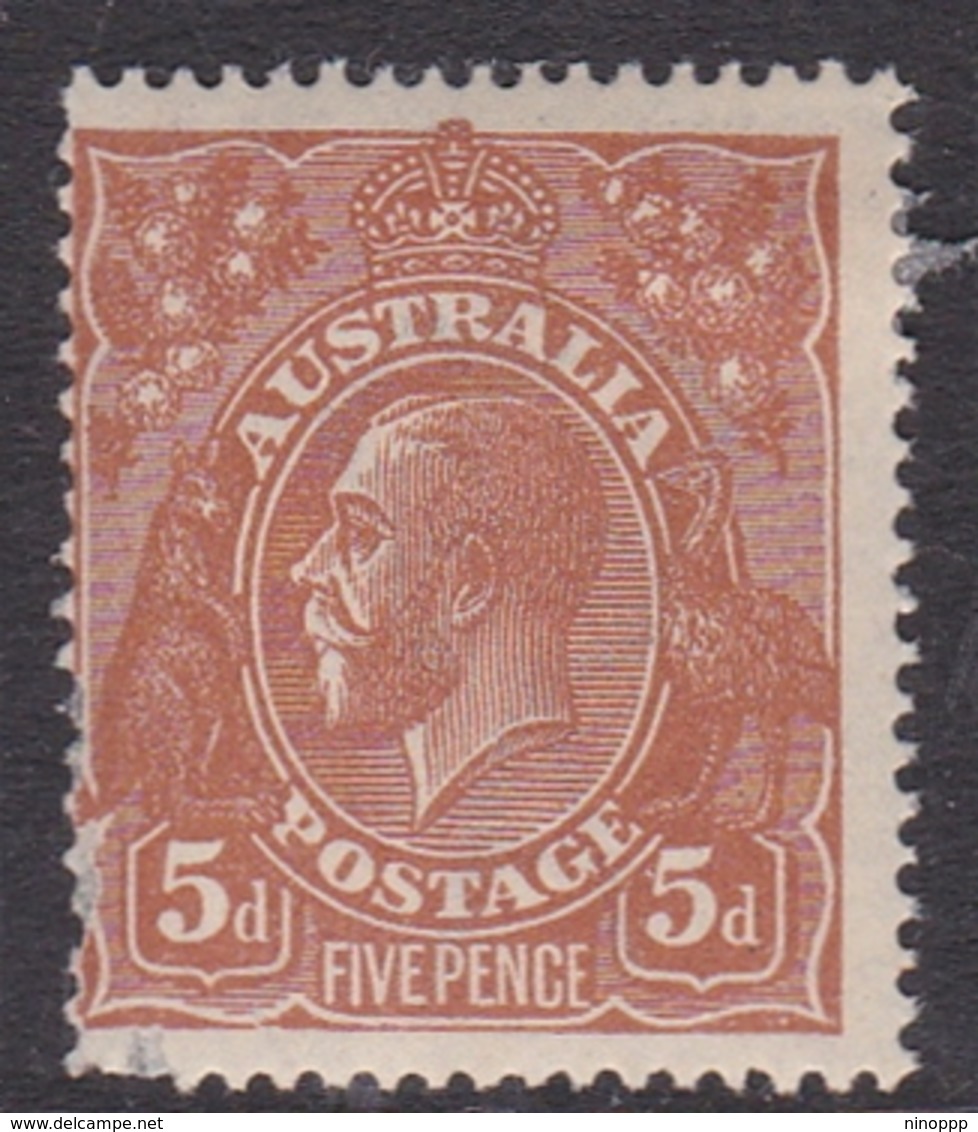 Australia SG 23a 1915 King George V,5d Brown, Mint Hinged - Nuevos