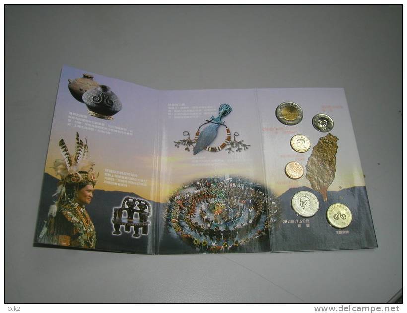 1999 Taiwan Aboriginal Culture Series/Uncirculated Coin Collection/ PAIWAN TRIBE - Taiwán